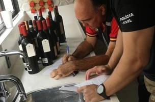 Vinhos vão ser periciados para constatar falsificação, diz delegado (Foto: Foto divulgação)