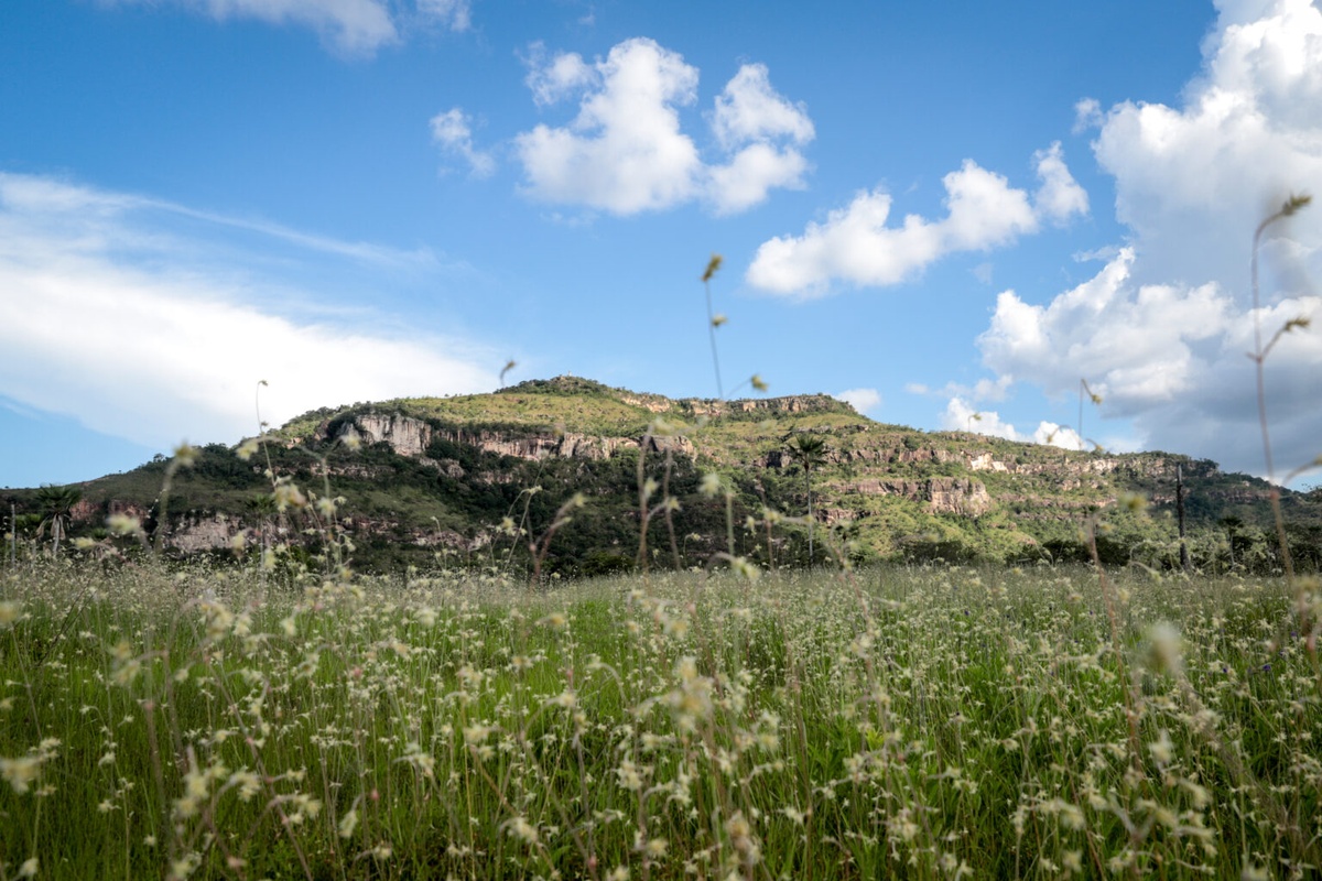 Vista da Serra de Santo Antônio no Piauí