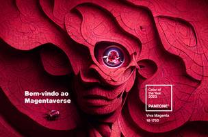'Viva Magenta' é a cor do ano de 2023 (Foto: Divulgação)