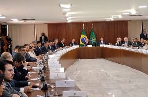 A reunião tratou dos ataques terrosristas praticados em Brasília no último domingo (08) (Foto: Ascom)