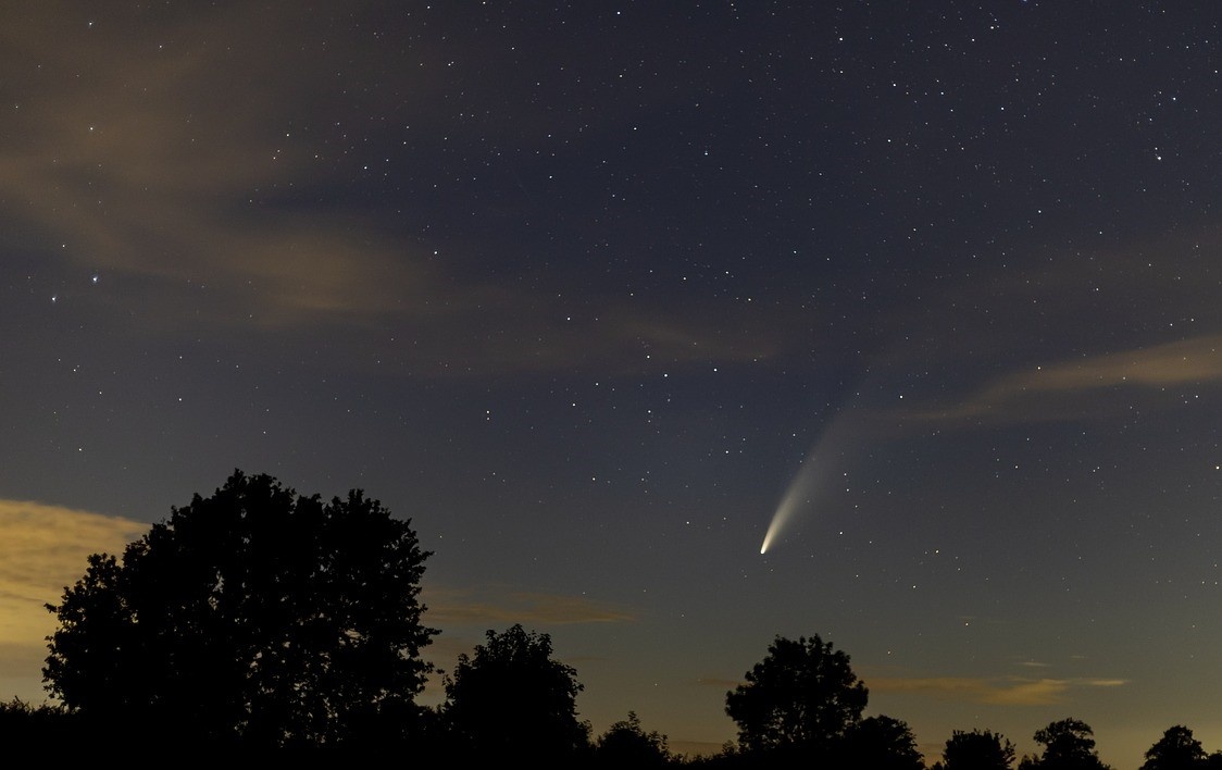 A última vez que o cometa passou pela terra foi há 50 mil anos