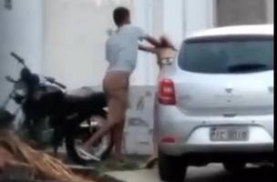 Acusado de agredir a pedradas e atropelar ex-namorada é preso em Teresina (Foto: Reprodução/redes sociais)