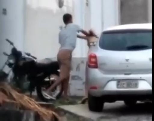 Acusado de agredir a pedradas e atropelar ex-namorada é preso em Teresina