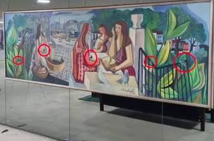As Mulatas, de Di Cavalcanti, avaliado entre R$ 15 milhões e R$ 20 milhões. (Foto: Reprodução)