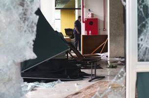 Atos de Vandalismo destruíram prédios do Palácio dos Três Poderes (Foto: Valter Campanato/Agência Brasil)