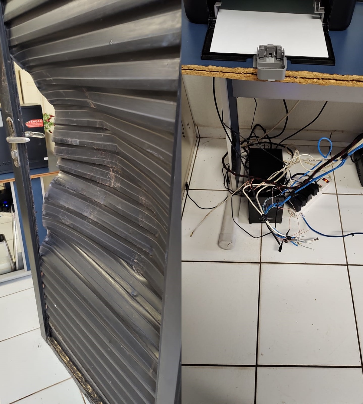 Avião é roubado de aeroclube. Bandidos arrombaram porta e roubaram equipamentos