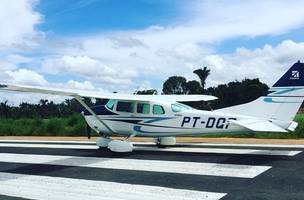 Avião roubado no Piauí está com registro cancelado (Foto: Reprodução/redes sociais)