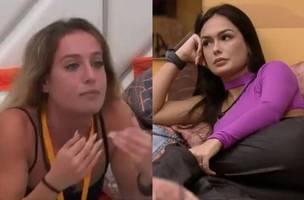 Bruna Griphao e Larissa (Foto: Reprodução/TV Globo)
