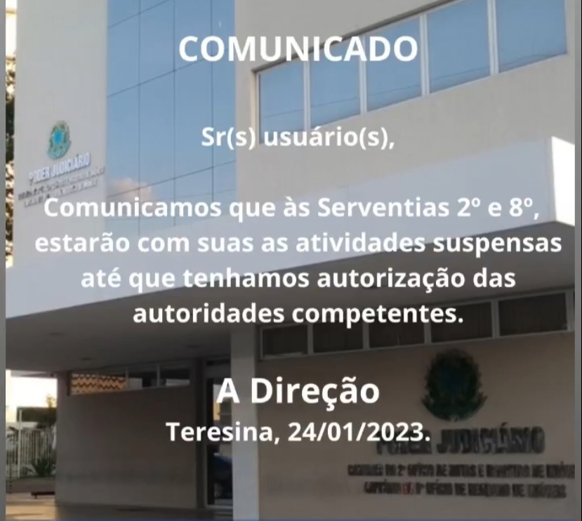 Cartório emite nota