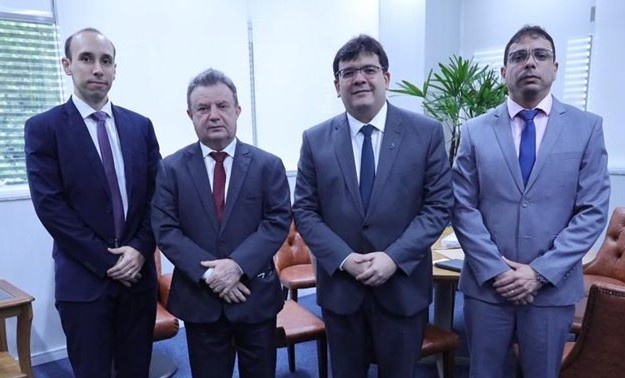 Desembargador Hilo de Almeida Sousa e Governador Rafael Fonteles