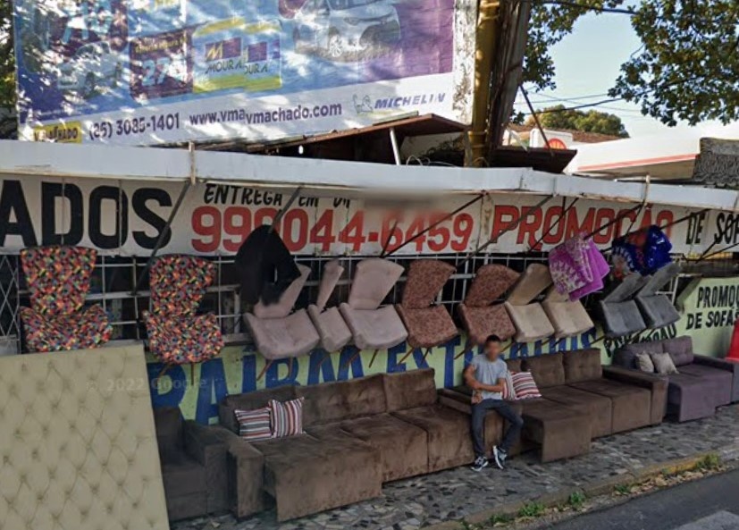 Estofaria Paraíba antes do incêndio