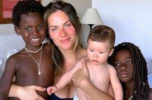 Ewbank e os filhos (Foto: Reprodução/ Instagram)