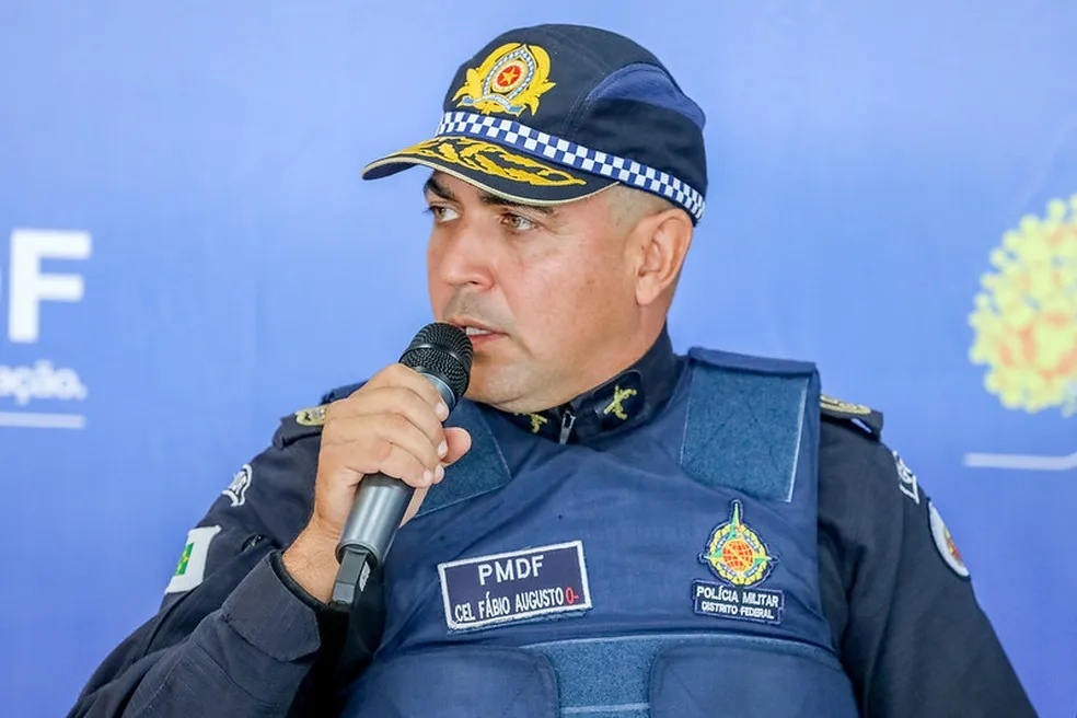 Ex-comandante da Polícia Militar do Distrito Federal coronel Fábio Augusto Vieira