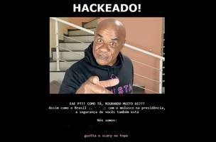 Hackers exibiram imagem do ex-ator pornô Kid Bengala (Foto: Reprodução/redes sociais)