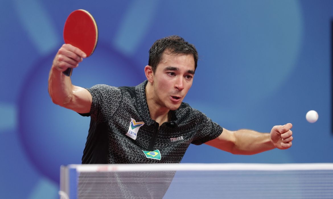 Hugo Calderano é 7° no ranking mundial de Tênis de Mesa