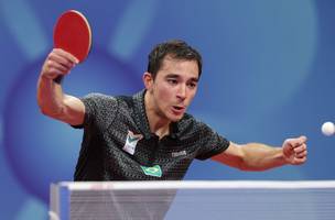Hugo Calderano é 7° no ranking mundial de Tênis de Mesa (Foto: Reprodução/Twitter CBTM)