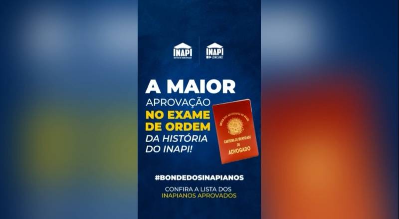 Inapi, o instituto que mais aprovou no exame da OAB no Piauí - confira ...