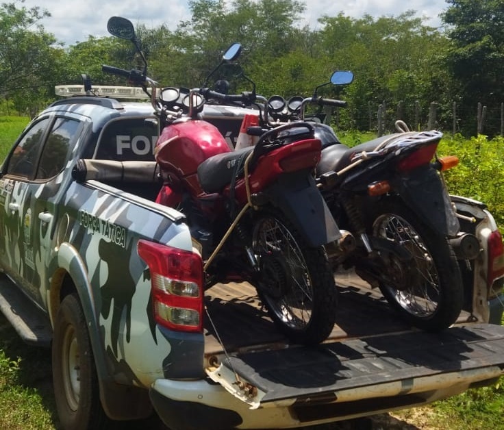 Motos apreendidas