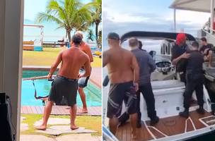 Polícia Civil cumpre mandado e apreende arma utilizada em vídeo de cantor de rap (Foto: Divulgação/PC)