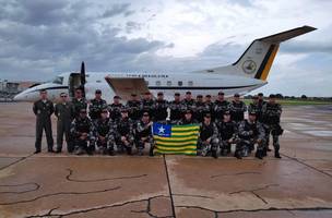Policiais piauiense rumo a Brasília para ação contra atos terroristas (Foto: Divulgação)
