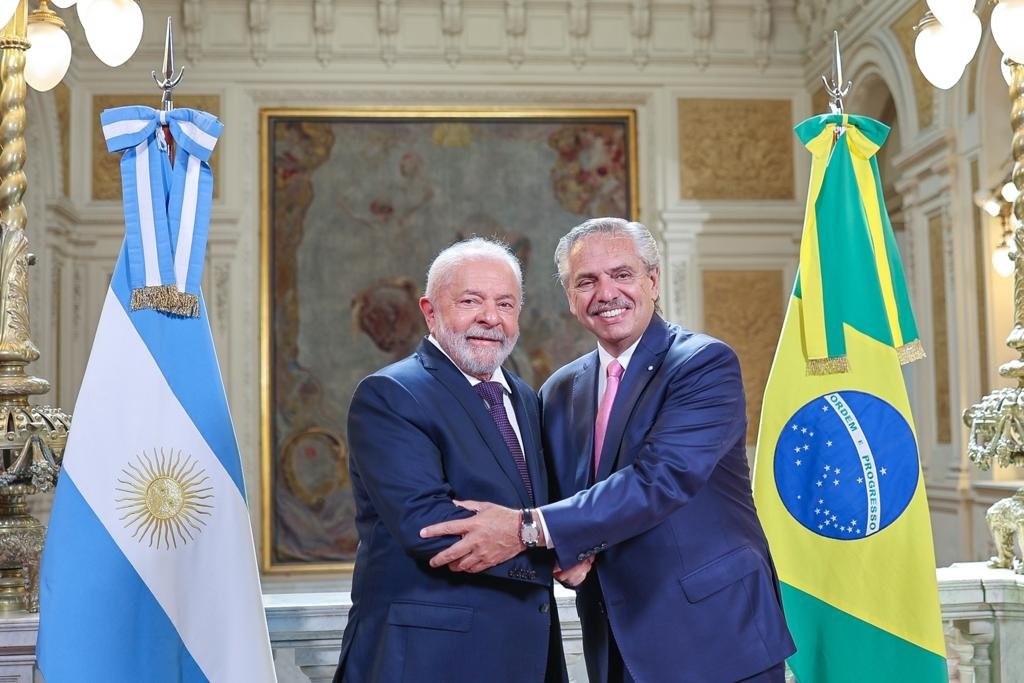 Presidente Lula com o Presidente da Argentina, Alberto Fernández