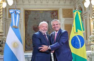 Presidente Lula com o Presidente da Argentina, Alberto Fernández (Foto: Reprodução/twitter)