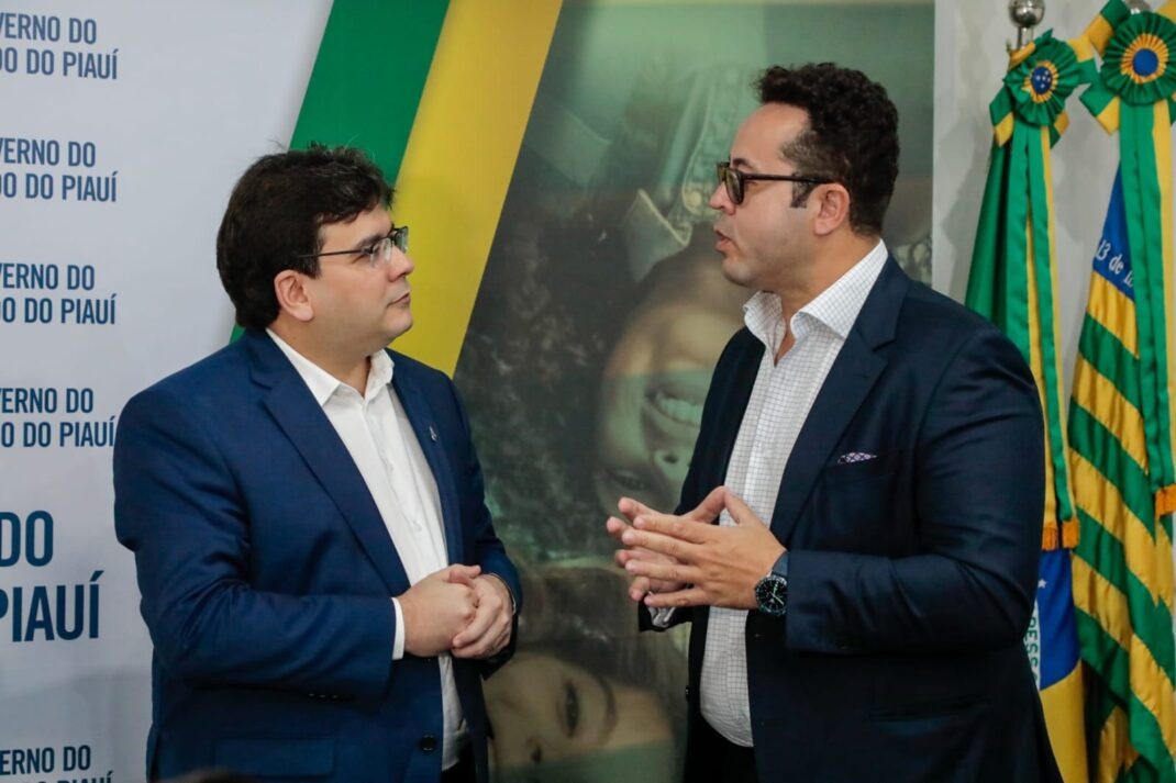 Rafael Fonteles e empresário Rodolpho Santos
