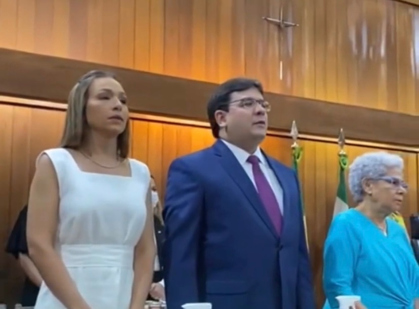 Rafael Fonteles em solenidade de posse