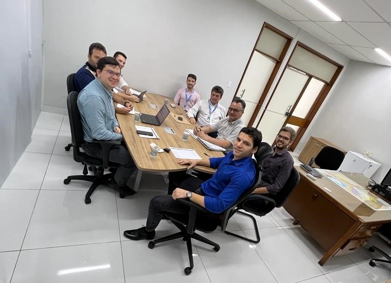 Reunião entre DER e Caixa