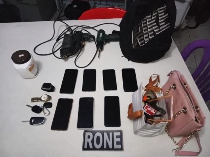 Suspeito de assalto é preso depois de perseguição com a Polícia Militar