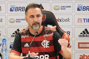 Vitor Pereira é apresentado como técnico do Flamengo (Foto: Fred Gomes/ Ge)