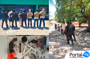 11presos em Parnaíba (Foto: DRACO/Polícia Civil)