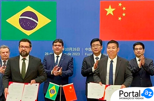 Acordos firmados na China (Foto: Governo do Piauí/Edição PortalAZ)