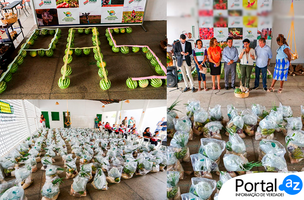 Entrega de Alimentos (Foto: Governo do Piauí/Edição PortalAZ)