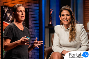 Jucelha Carvalho, CEO da Smart Tour e Carol Paiffer, nova investidora da startup (Foto: Divulgação Sony Channel)