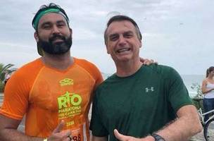 Léo Índio e Jair Bolsonaro (Foto: Reprodução/ Facebook)