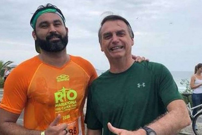 Léo Índio e Jair Bolsonaro