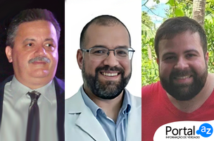 Médicos executados (Foto: Edição do Portal AZ/Reprodução)
