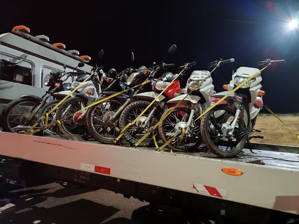 Motos apreendidos