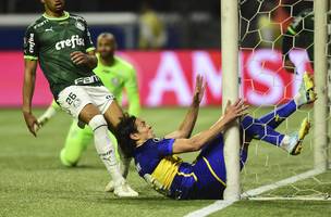 O Boca Junior venceu o Palmeiras nos pênaltis (Foto: Reprodução/ Conmebol)