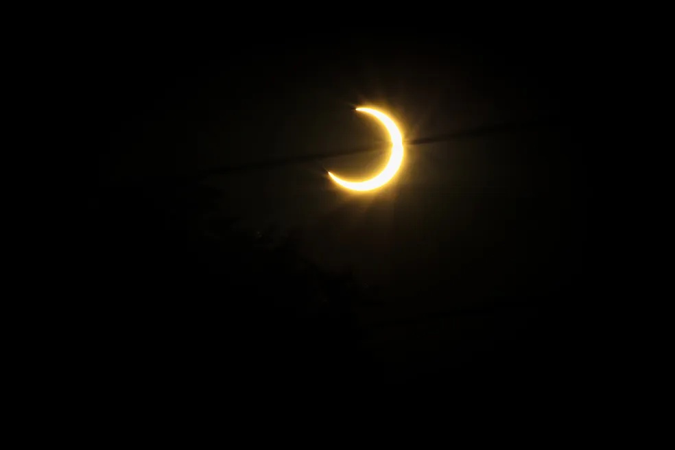 O eclipse solar lunar visto no Piaui. Só falta sair na propaganda como “obra do governo”