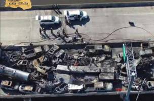 O incidente deixou pelo menos 7 vítimas fatais (Foto: Louisiana State Police)