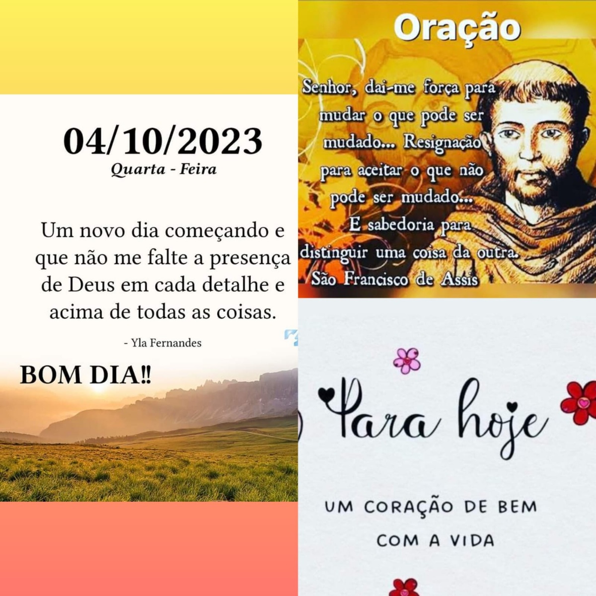 Pensamento do dia