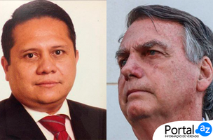 Procurador Carlos Frederico Santos e Jair Bolsonaro (Foto: Foto arquivo PGR/ Valter Campanato/Agência Brasil)