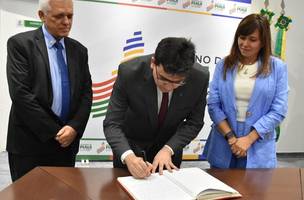 Rafael Fonteles e comitiva já a caminho da China (Foto: Reprodução)