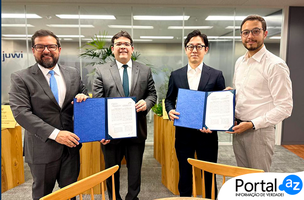 Rafael Fonteles no Japão (Foto: Governo do Piauí/Edição PortalAZ)
