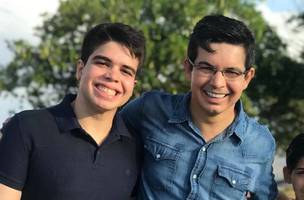 Randolfe e o filho Gabriel (Foto: Reprodução)