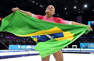 Rebeca Andrade (Foto: Lionel BONAVENTURE/AFP)