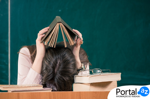 Saude mental dos professores (Foto: Edição do Portal AZ/Reprodução)