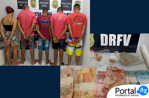Suspeito de Arrastão (Foto: Ascom/Polícia Civil)